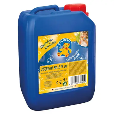 PUSTEFIX 420869745 Bubble Solution Refill Bucket 2.5 L | Colored Bubble Solution