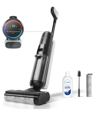 Tineco Floor One S5 Intelligenter Nass- und Trockensauger mit iLoop-Technologie, kabelloser All-in-One Nass- und Trockensauger mit Dual-Tank-Design