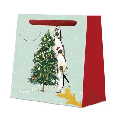Curious Inksmith Light Up The Tree Medium Gift Bag