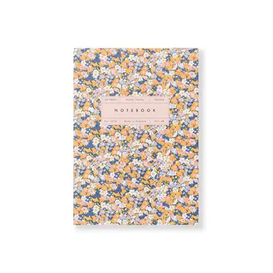 Katie Leamon A5  Notebook Lined Paper 100GSM Patricia Yellow