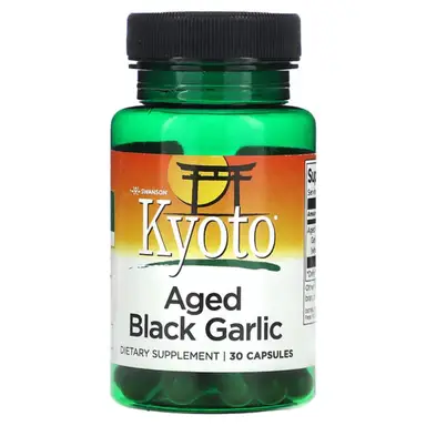 Swanson Aged Black Garlic Heart Health Capsules - 30 Capsules