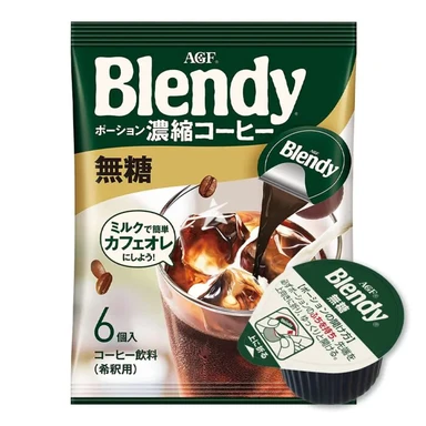 AGF Blendy Potion Koffie Zonder Suiker 6 stuks