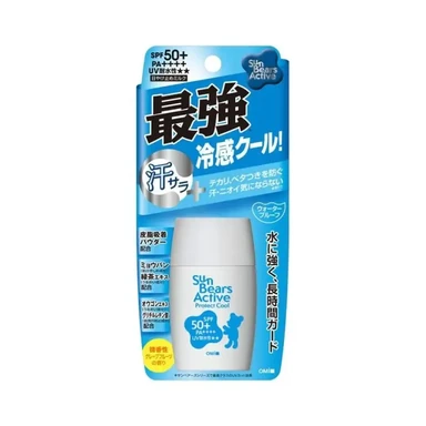 Omi Brothers Bear Zonnebrandcrème 30 g (Verkoelend) (Blauw)
