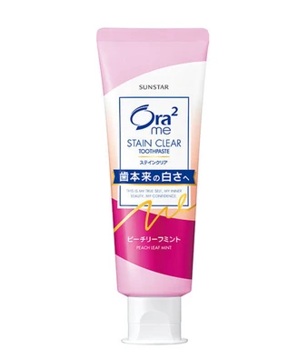 Ora2 Whitening & Deodorizing Toothpaste 130G Peach Flavor Pink