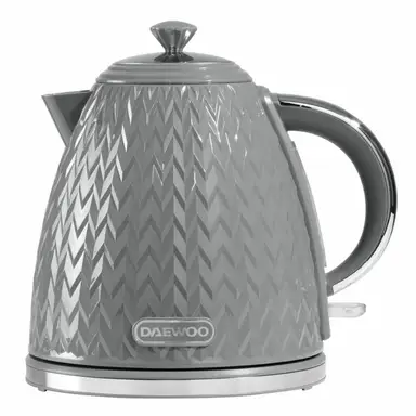 DAEWOO Argyle Jug Kettle, 1.7L, Textured, Dark Grey - SDA1820GE