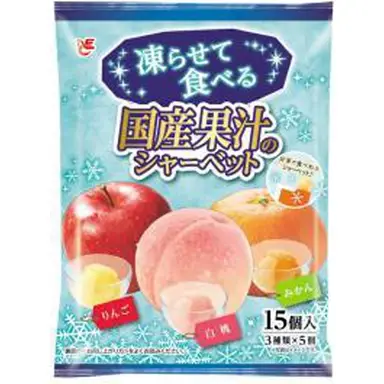 Ace Bakery bevroren sorbet met Japanse vruchtensap, 15 stuks