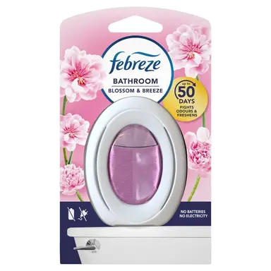 Febreze Bathroom Air Freshener, Blossom & Breeze, 1 per Pack