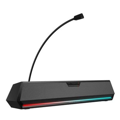 Edifier G1500bar Soundbar 7.1 surround Gaming-Lautsprecher Bluetooth USB 3,5mm audio RGB-Licht Desktop-Lautsprecher mit Mikrofon, schwarz