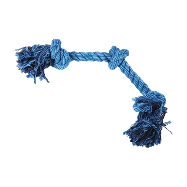 Happy Pet Flossin Fun Jouet de corde à 3 nœuds taille L  - 52 cm