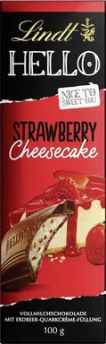 Lindt HELLO Tafel Strawberry Cheesecake Tafel, 100g