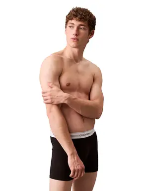 Calvin Klein 3er-Pack Boxer Briefs - Icon Cotton Stretch - Schwarz, Weiß, Grau 4XL