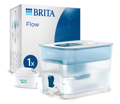 BRITA Flow Réservoir d'eau filtrant avec robinet - 8,2 L