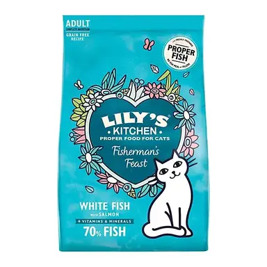 Lily's Kitchen Croquettes au poisson pour chat adulte - 2 kg