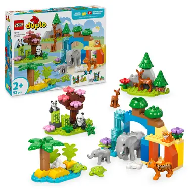 Lego 10446 Duplo Stadt 3in1 Wilde Tierfamilien