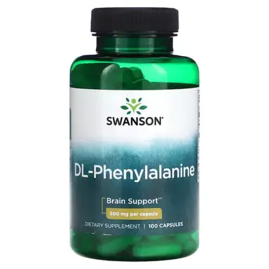 Swanson DL Phenylalanine Mood Focus 500mg Capsules - 100 Capsules