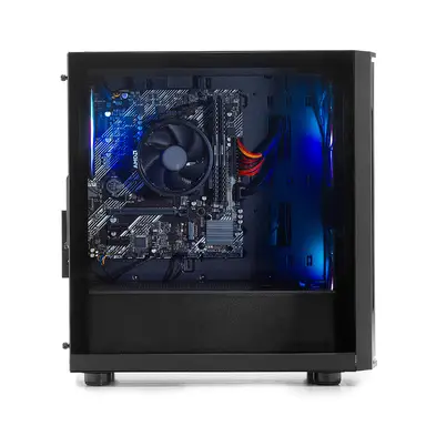 Stormforce Entry Gaming PC, AMD Ryzen 5 5500GT, 8GB DDR4 RAM, 500GB NVMe SSD, Integrated AMD Radeon Vega 7 Graphics, Windows 11 Home