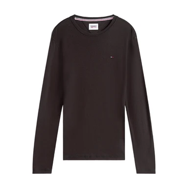 Tommy Hilfiger TJM Original Rib T-shirt à manches longues homme – Noir – Taille XXL