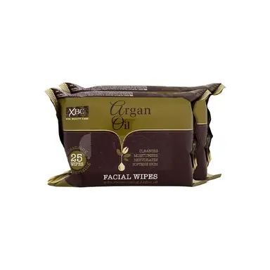 XBC 2x25 Gezichtswipes met Arganolie 2-pack