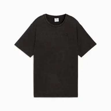 Puma Essentials Elevated Female Relaxed Wash Tee - Puma Black