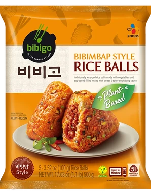 Bibigo Boulettes de riz végétales style bibimbap - 500 g