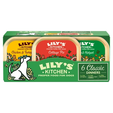 Lily's Kitchen Classic Dinners Multipack Adult Wet Dog Food 6 x 150g