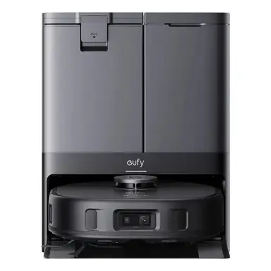 Eufy X10 Pro Omni Robot Vacuum Cleaner with Mop, All-in-One Station, 8,000Pa Powerful Suction, Dual Mops, AI Obstacle Avoidance, Auto Mop Washing, Auto-Hot-Air-Drying, Auto-Emptying, Auto-Refilling