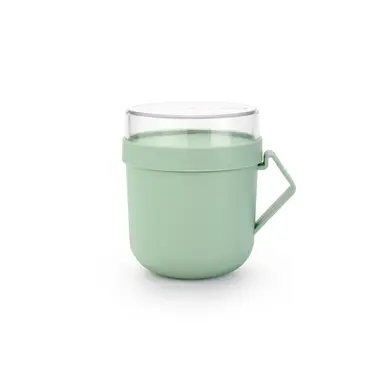 Brabantia Make & Take Soup Mug, 0.6L - Jade Green