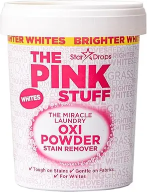 Stardrops The Pink Stuff Miracle Laundry Oxi-Pulver-Fleckenentferner, Weiß, 1 kg