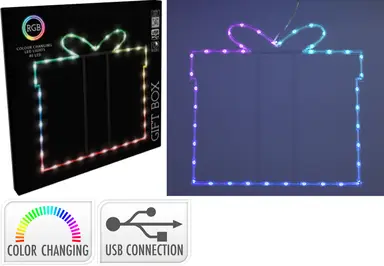 GIFT BOX 40LED RGB