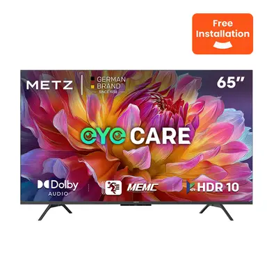 [Installation gratuite] METZ 65MUF7000Z Téléviseur UHD 65", Smart TV, Google TV, Googlecast