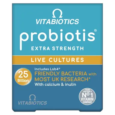 Vitabiotics Probiotis Extra Strength 25 Billion CFU Daily Wellness Support Capsules - 30 Capsules