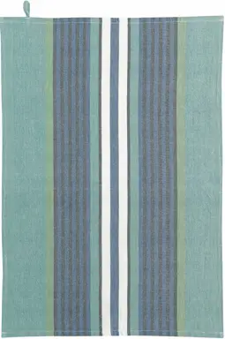 Torchon Recyclé Yuna Paon/Naturel 50 x 70