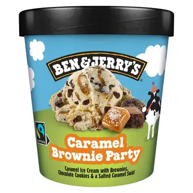 Ben & Jerry's Ice Cream Caramel Brownie Party 465 ML