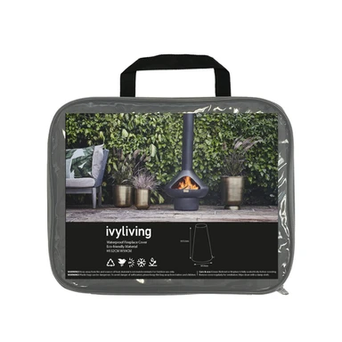 Waterproof Fireplace Cover in Eco-Friendly Material H132CM W59CM