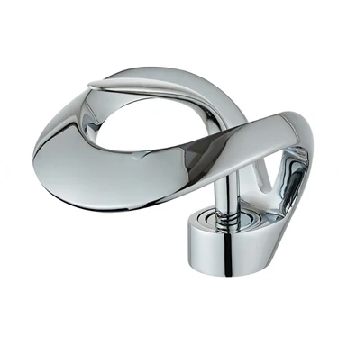 Homary Elegant Waterfall Bathroom Basin Tap Single Lever Handle Solid Brass in Chrome