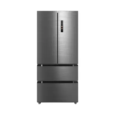 Midea MDRF692FIC46 84cm Wide 190cm Tall Wifi Connected Total No Frost American Fridge Freezer, Inox, C Rated