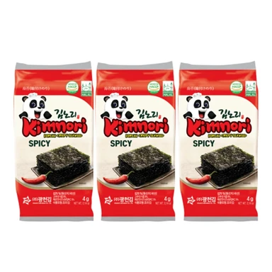 Kimnori Seasoned Seaweed SPICY 3*4g