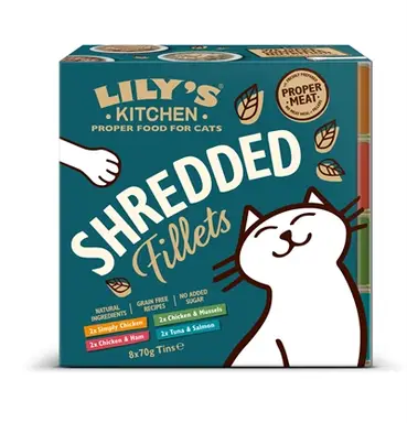 LILY CHAT FILETS EFFILOCHÉS MP 8X70GR