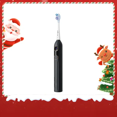 usmile Y10 elektrische Zahnbürste mit Smart-Display, 4 Putzmodi, intelligente Schallzahnbürste mit Timer und Andruckkontrolle, eine Aufladung hält 180 Tage