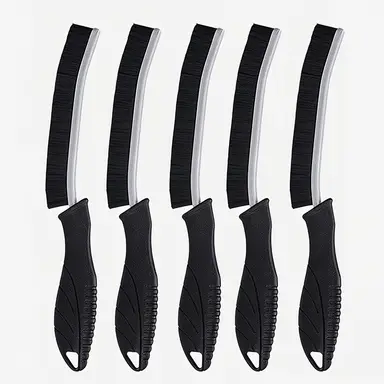 JORDAN&JUDY Long Handle Gap Cleaning Brush - Leaf Handle 5-Pack