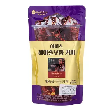 Mcnulty Ice Americano Haselnuss Geschmack 190ml