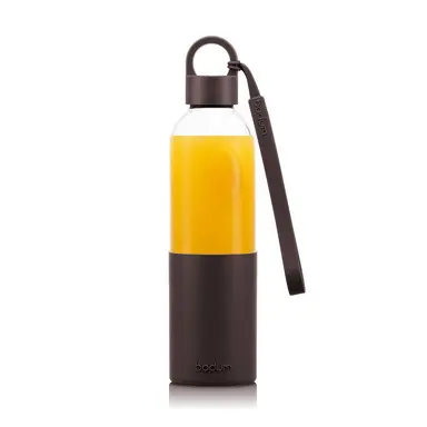 Bodum MELIOR Glass Water Bottle 0.5L - Black