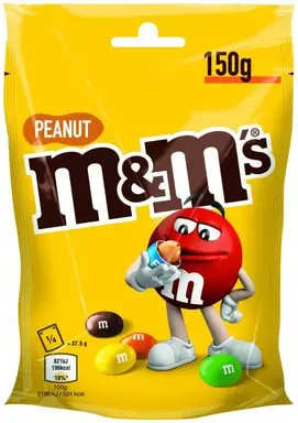 M&M's Peanut Standbeutel 150 g