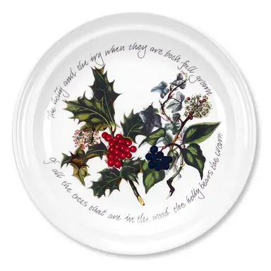 Portmeirion The Holly & The Ivy Plate 20cm – Set of 6