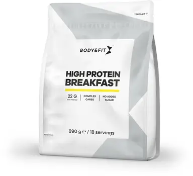 Body&Fit High Protein Breakfast Poudre protéinée saveur chocolat - 990 g