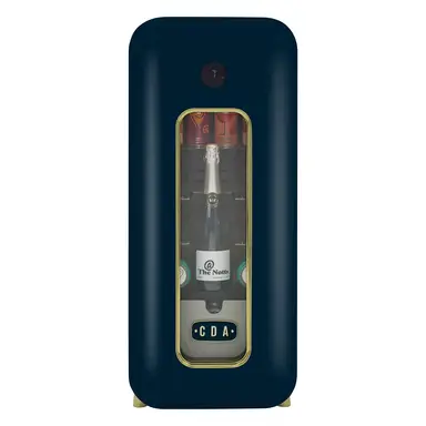 CDA Nancy Dark Skies Retro Wine Cooler, Blue, G Rated