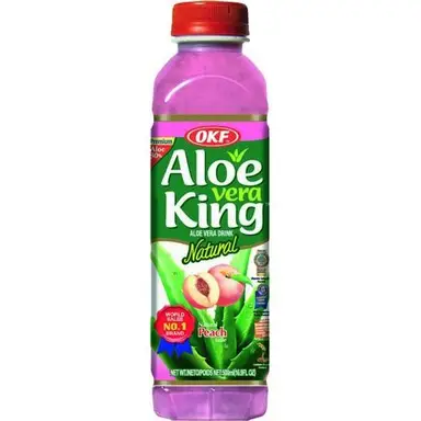 OKF Aloe Vera Getränk Pfirsich 20x500ml 1 Box (20 Stück)