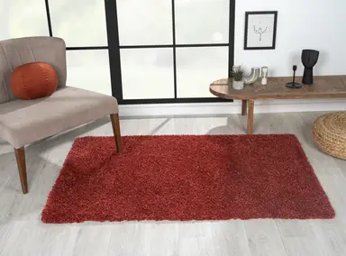 My Flair Teppich "My Shaggy" rechteckig weinrot 150 x 100 cm