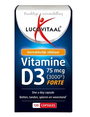Lucovitaal Vitamine D3 75 mcg 120 capsules