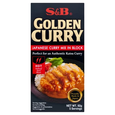 S&B Curry Sauce Mix Hot 92G